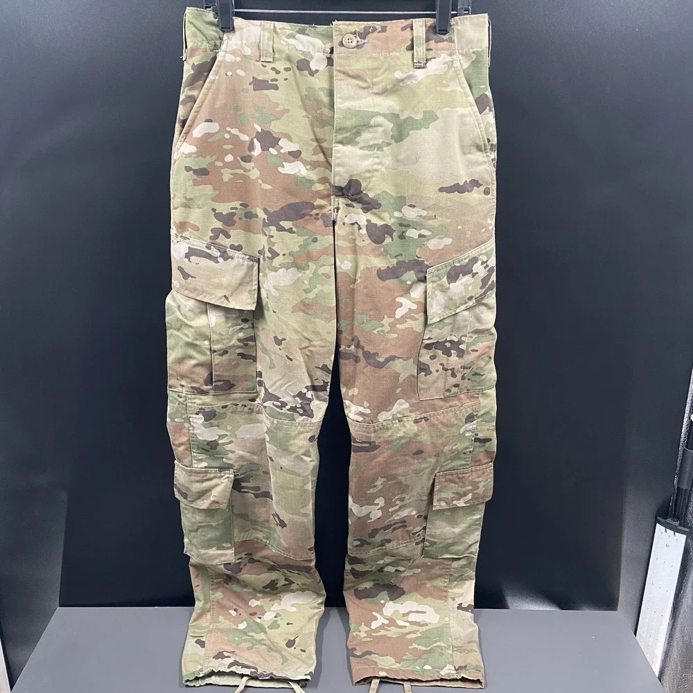 Combat Camo Insect Shield Repellent Apparel Cargo Pants Mens Small Long 35